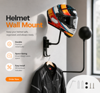 Helmet Hanger Wall Mount